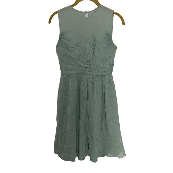 J.Crew Dusty shale Clara dress size 2P - Picture 1 of 8
